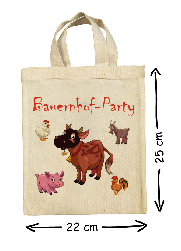clothinx Lustige Kindergeburtstag Tasche Mitgebsel Beutel im Set mit Geburtstag Motto Bauernhof clothinx Lustige Kindergeburtstag Tasche Mitgebsel Beutel im Set mit Geburtstag Motto Bauernhof
