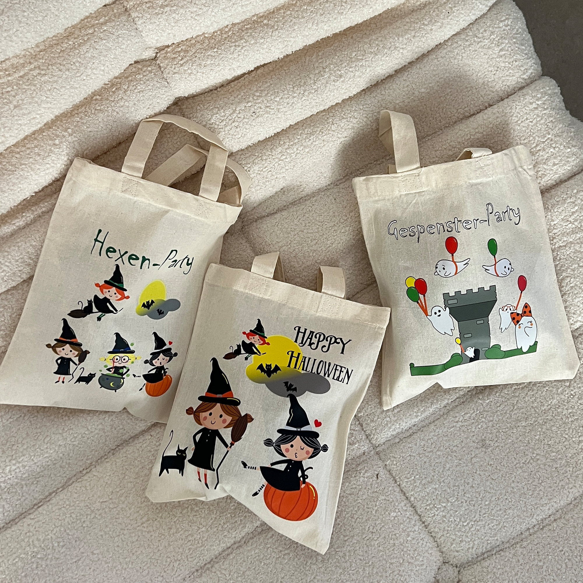 Hüpfburg Trampolin Kindergeburtstag Party Mitgebsel Taschen Beutel im 5er Set Hüpfburg Trampolin Kindergeburtstag Party Mitgebsel Taschen Beutel im 5er Set