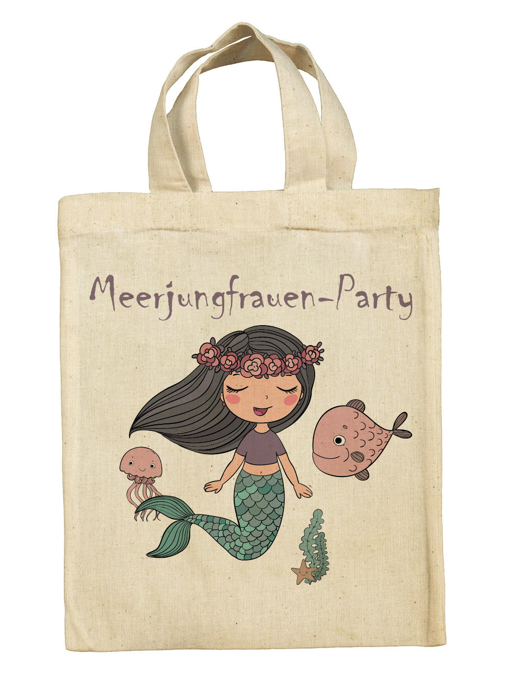 Meerjungfrauen Kindergeburtstag Party Mitgebsel Taschen Beutel im 5er Set Meerjungfrauen Kindergeburtstag Party Mitgebsel Taschen Beutel im 5er Set