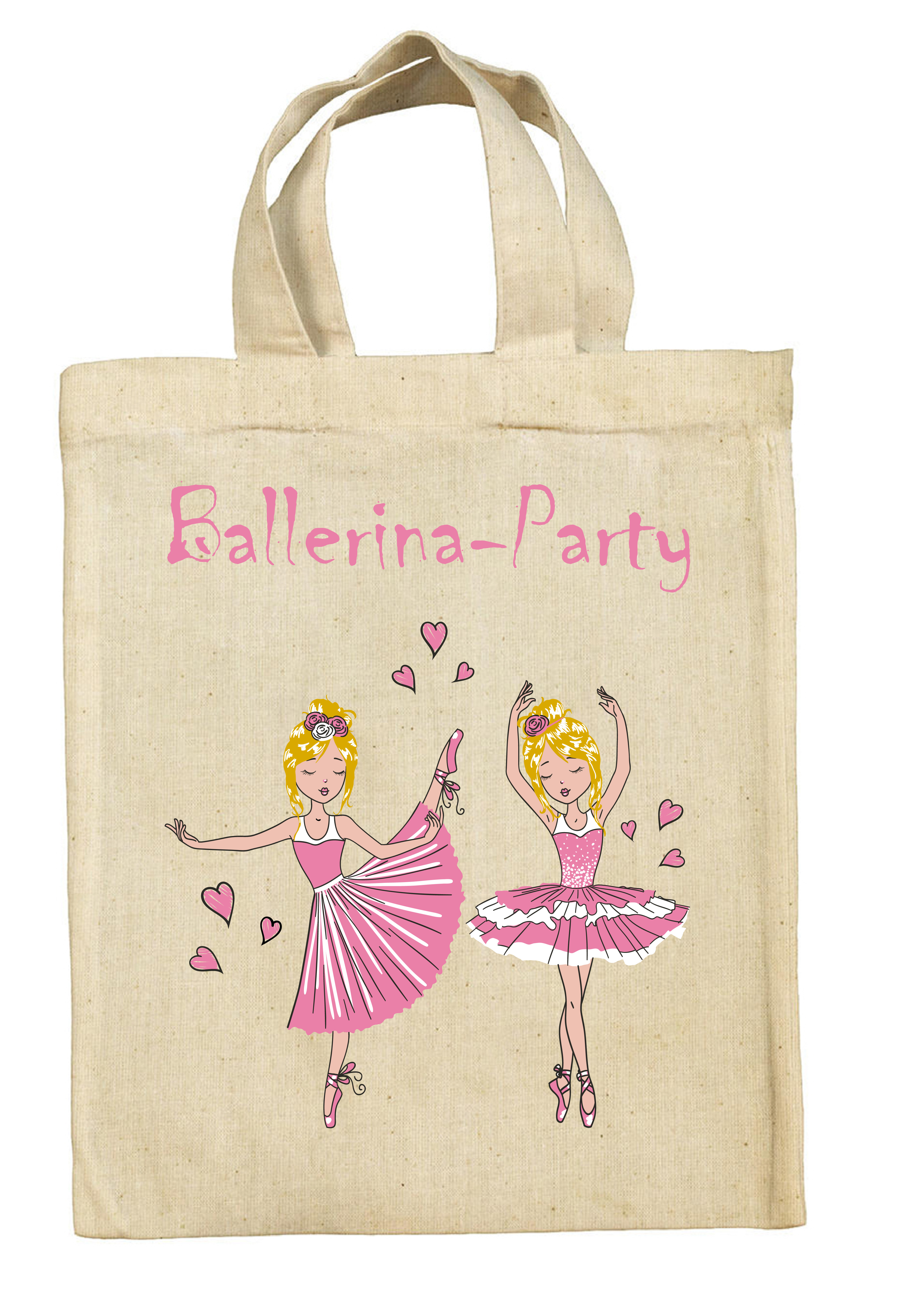 clothinx Lustige Kindergeburtstag Tasche Mitgebsel Beutel im Set mit Geburtstag Motto Ballerina clothinx Lustige Kindergeburtstag Tasche Mitgebsel Beutel im Set mit Geburtstag Motto Ballerina