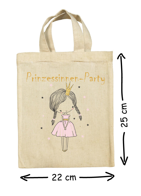 Prinzessin und Prinzessinen Kindergeburtstag Party Mitgebsel Taschen Beutel im 10er Set Prinzessin und Prinzessinen Kindergeburtstag Party Mitgebsel Taschen Beutel im 10er Set