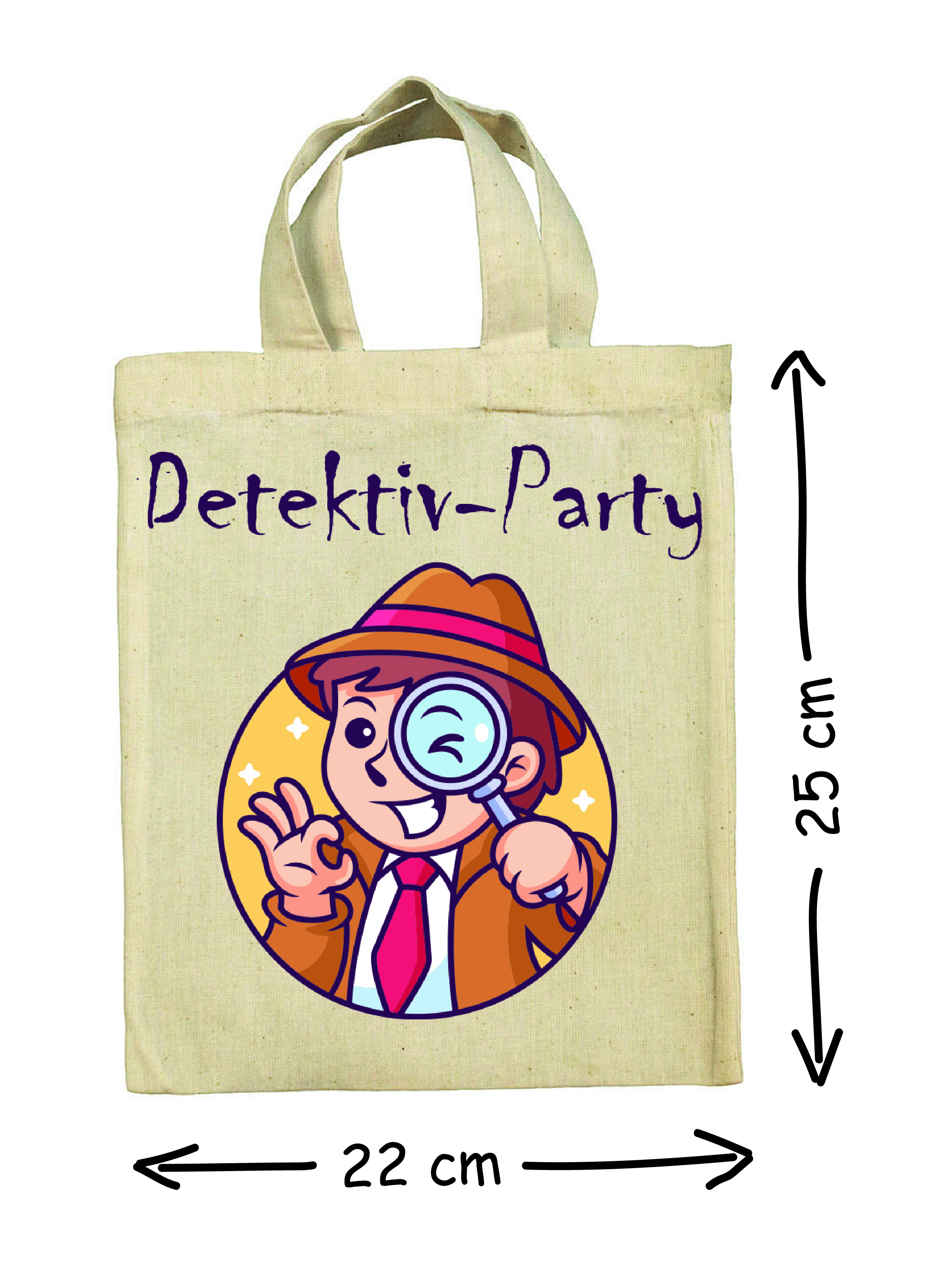 Detektiv Kindergeburtstag Party Mitgebsel Taschen Beutel im 5er Set Detektiv Kindergeburtstag Party Mitgebsel Taschen Beutel im 5er Set