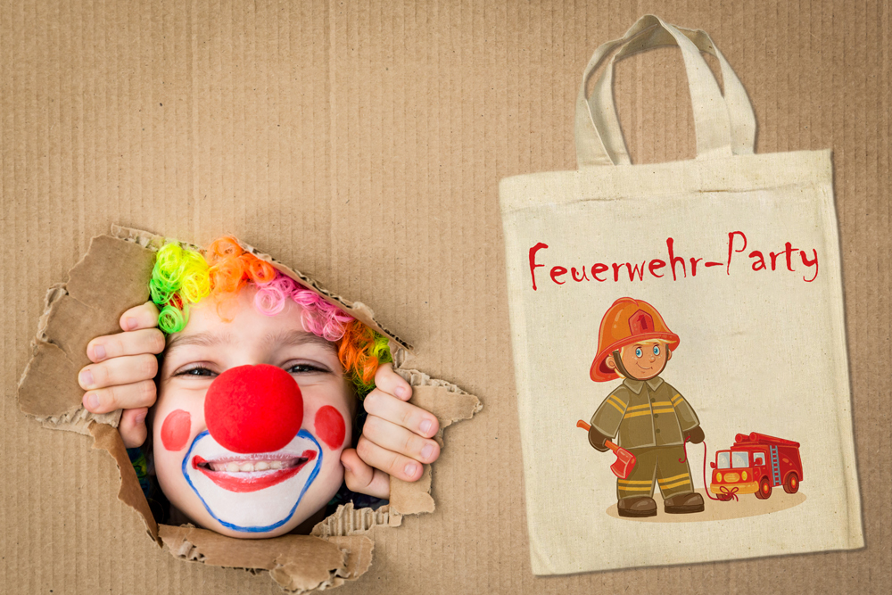 clothinx Lustige Kindergeburtstag Tasche Mitgebsel Beutel im Set mit Geburtstag Motto Feuerwehr clothinx Lustige Kindergeburtstag Tasche Mitgebsel Beutel im Set mit Geburtstag Motto Feuerwehr