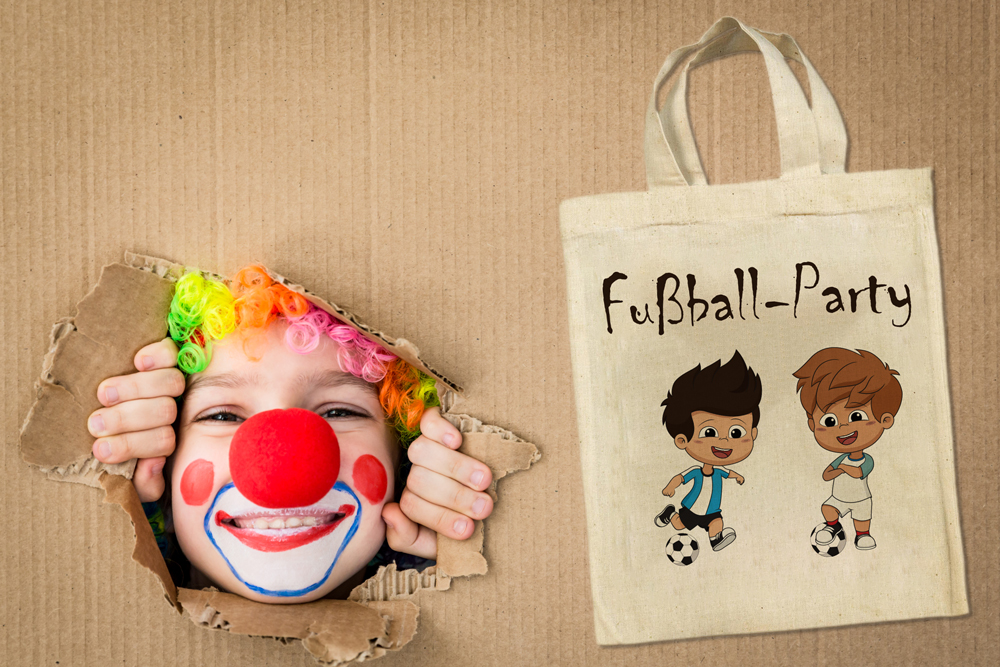 clothinx Lustige Kindergeburtstag Tasche Mitgebsel Beutel im Set mit Geburtstag Motto Fußball clothinx Lustige Kindergeburtstag Tasche Mitgebsel Beutel im Set mit Geburtstag Motto Fußball