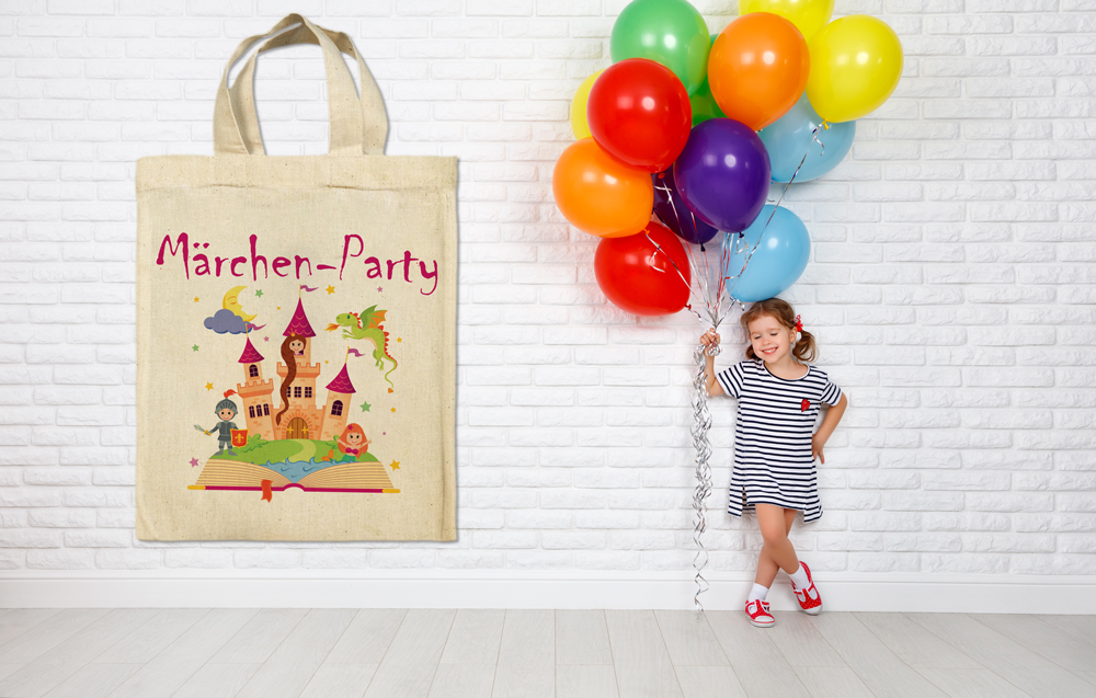 clothinx Lustige Kindergeburtstag Tasche Mitgebsel Beutel im Set mit Geburtstag Motto Märchen clothinx Lustige Kindergeburtstag Tasche Mitgebsel Beutel im Set mit Geburtstag Motto Märchen