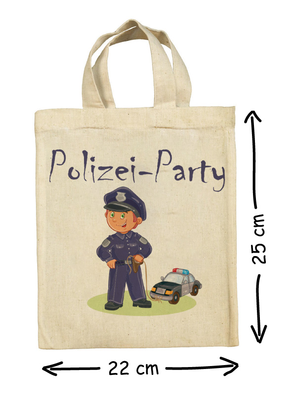 Polizei und Polizisten Kindergeburtstag Party Mitgebsel Taschen Beutel im 10er Set Polizei und Polizisten Kindergeburtstag Party Mitgebsel Taschen Beutel im 10er Set