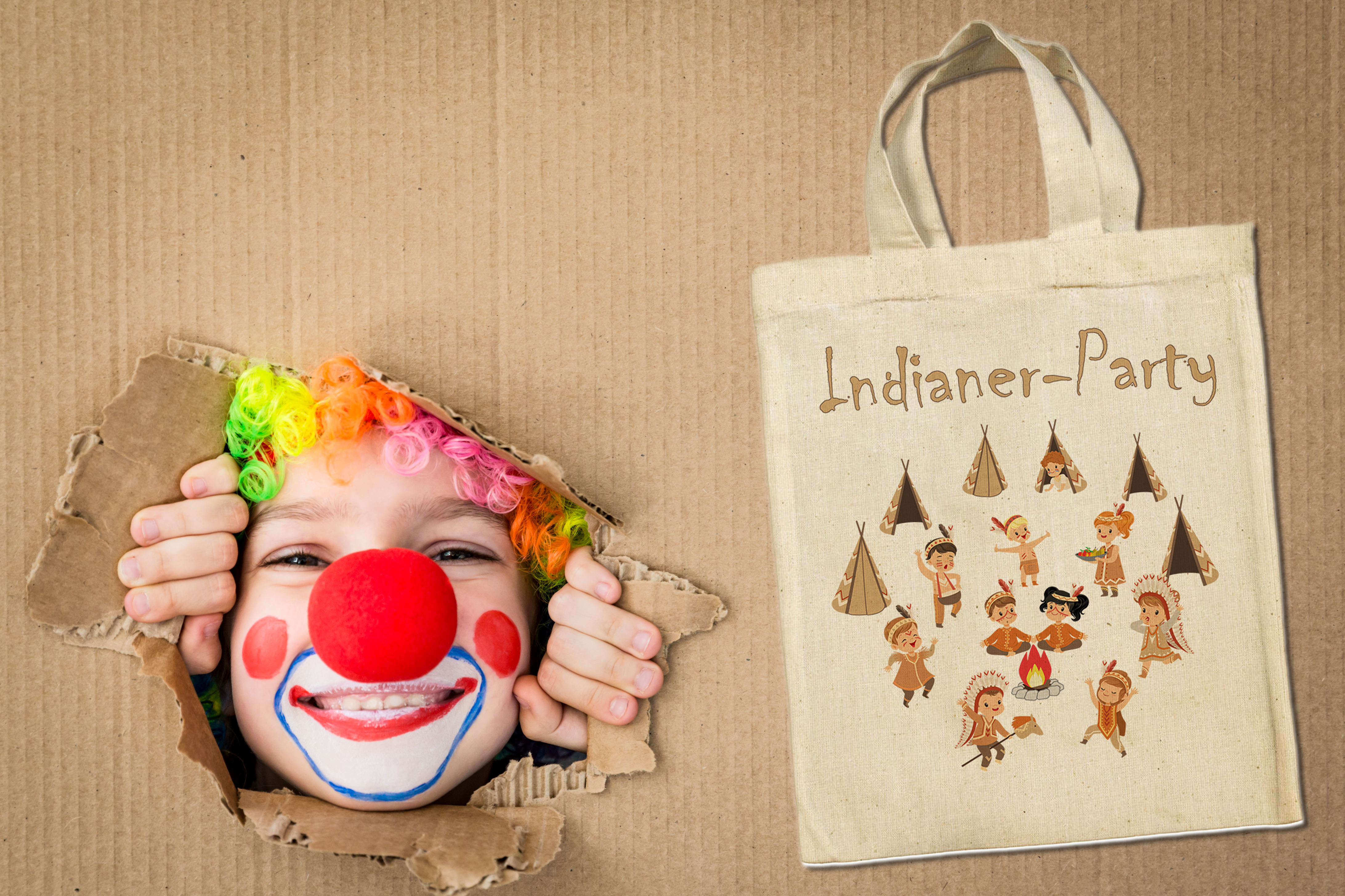 clothinx Lustige Kindergeburtstag Tasche Mitgebsel Beutel im Set mit Geburtstag Motto Indianer clothinx Lustige Kindergeburtstag Tasche Mitgebsel Beutel im Set mit Geburtstag Motto Indianer