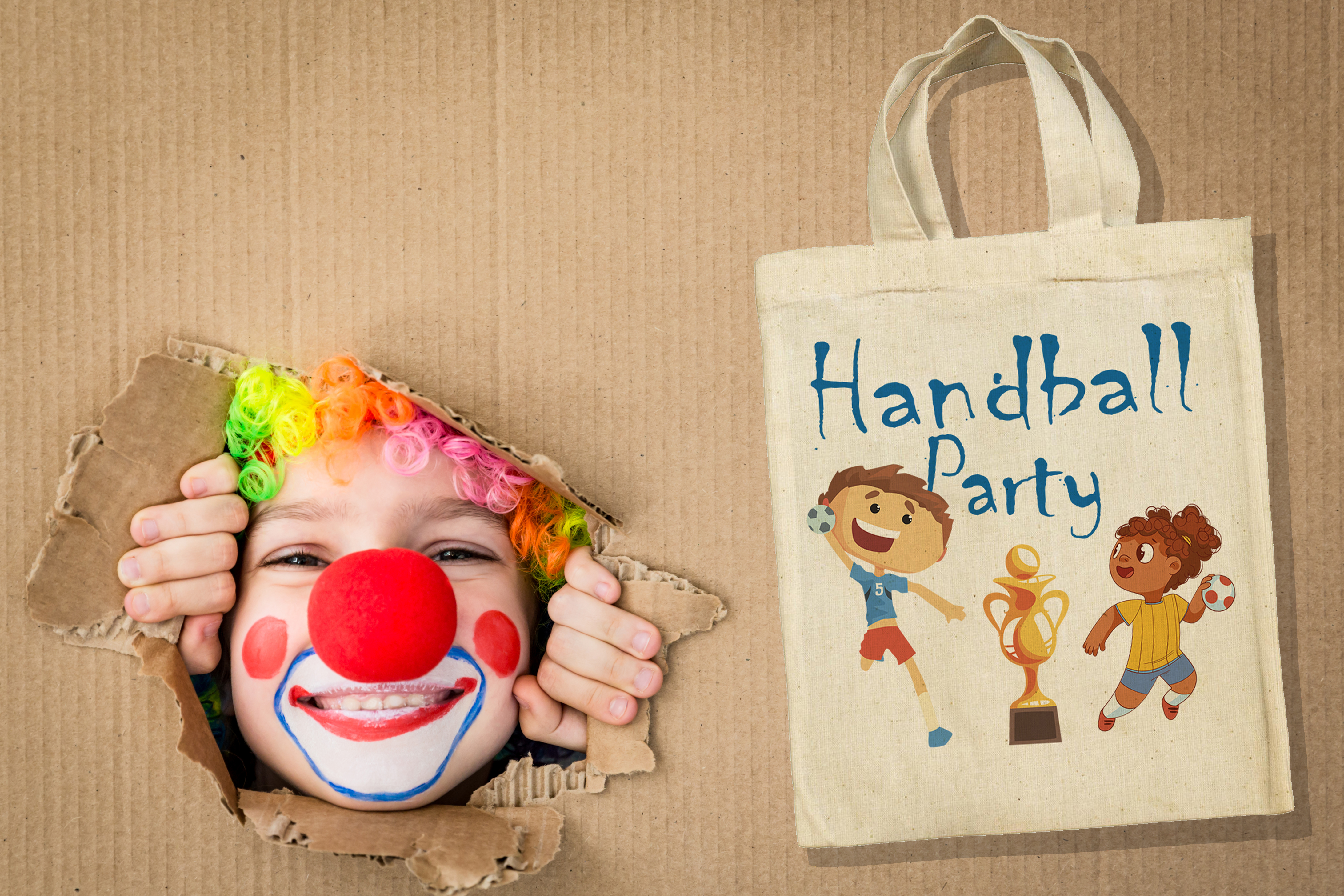 Nachhaltige Handball Kindergeburtstag Party Mitgebsel Taschen Beutel im 5er Set Nachhaltige Handball Kindergeburtstag Party Mitgebsel Taschen Beutel im 5er Set