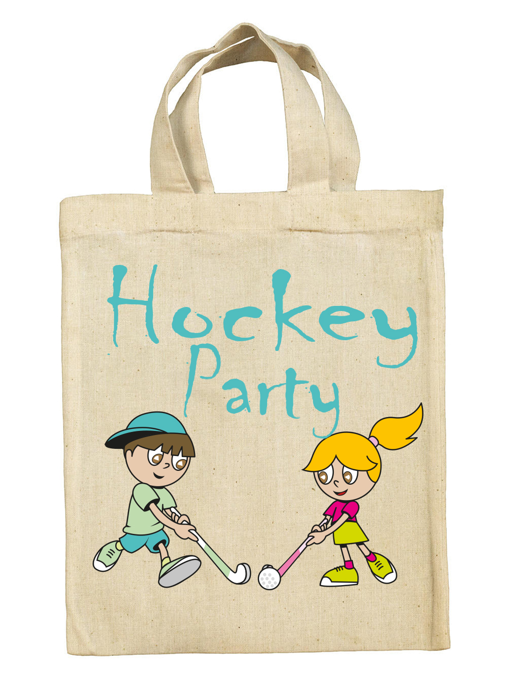 Hockey Kindergeburtstag Party Mitgebsel Taschen Beutel im 5er Set Hockey Kindergeburtstag Party Mitgebsel Taschen Beutel im 5er Set