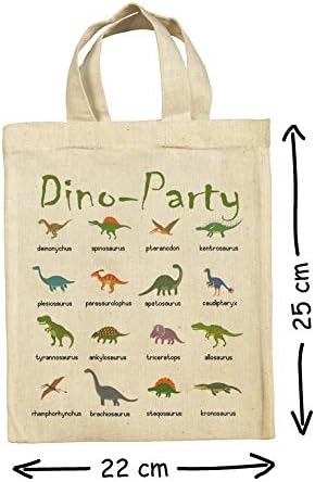 clothinx Lustige Kindergeburtstag Mitgebsel Tasche Beutel im Set mit Geburtstag Motto Dinosaurier Dino Party 5er Set clothinx Lustige Kindergeburtstag Mitgebsel Tasche Beutel im Set mit Geburtstag Motto Dinosaurier Dino Party 5er Set